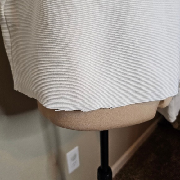 VARLEY Vine Ottoman Half Zip PulloverVarley Sweatshirt Ivory, Gold Zip Medium - Picture 5 of 12